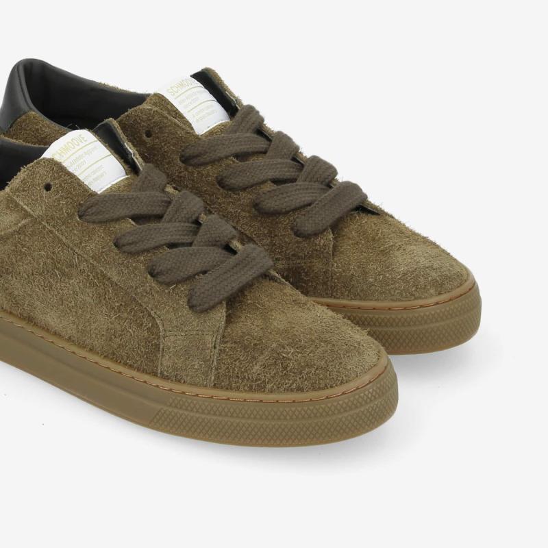 SPARK SKATE M - HAIRY SUEDE - KAKI SOLE GUM